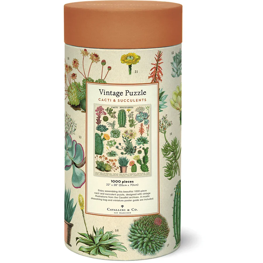 Succulents 1000-Piece Puzzle - Image 2