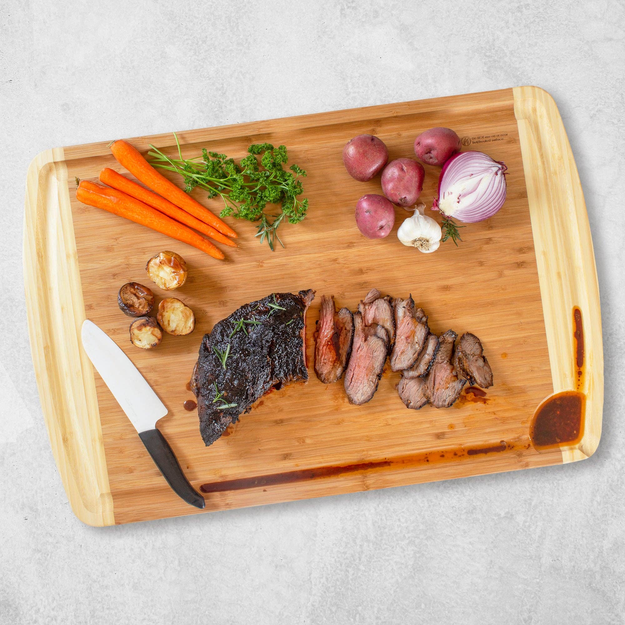 600SI Large Cutting Board with Juice Groove, 30" x 20" - Image 3