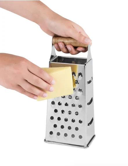 "Acacia Wood-Handled" Cheese Grater - Image 3
