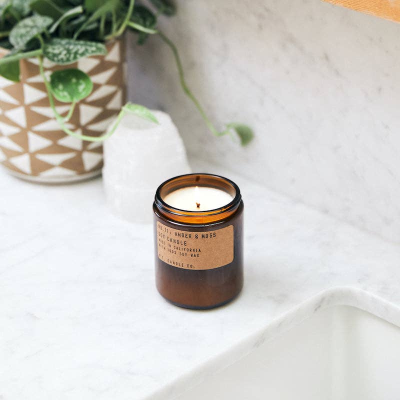 Amber & Moss - 7.2 oz Standard Soy Candle - Image 2