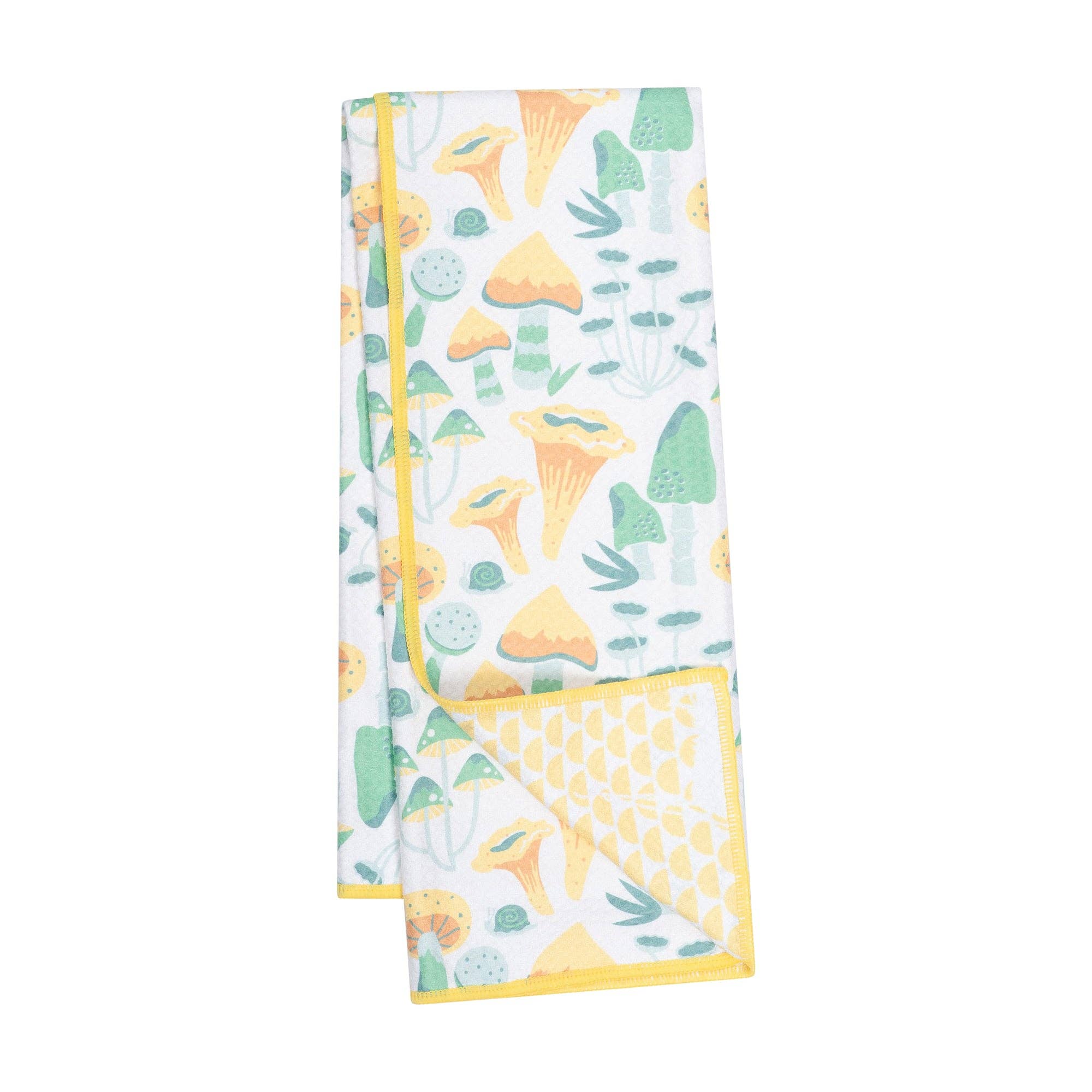 Anywhere Towel Reversible - HJ Misty Mushrooms: Yellow - Image 2
