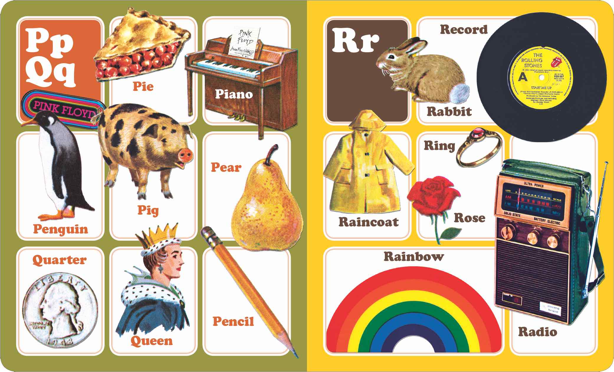 Apples To Zeppelin: A Rockin' Abc!-Children's Board Book - Image 3