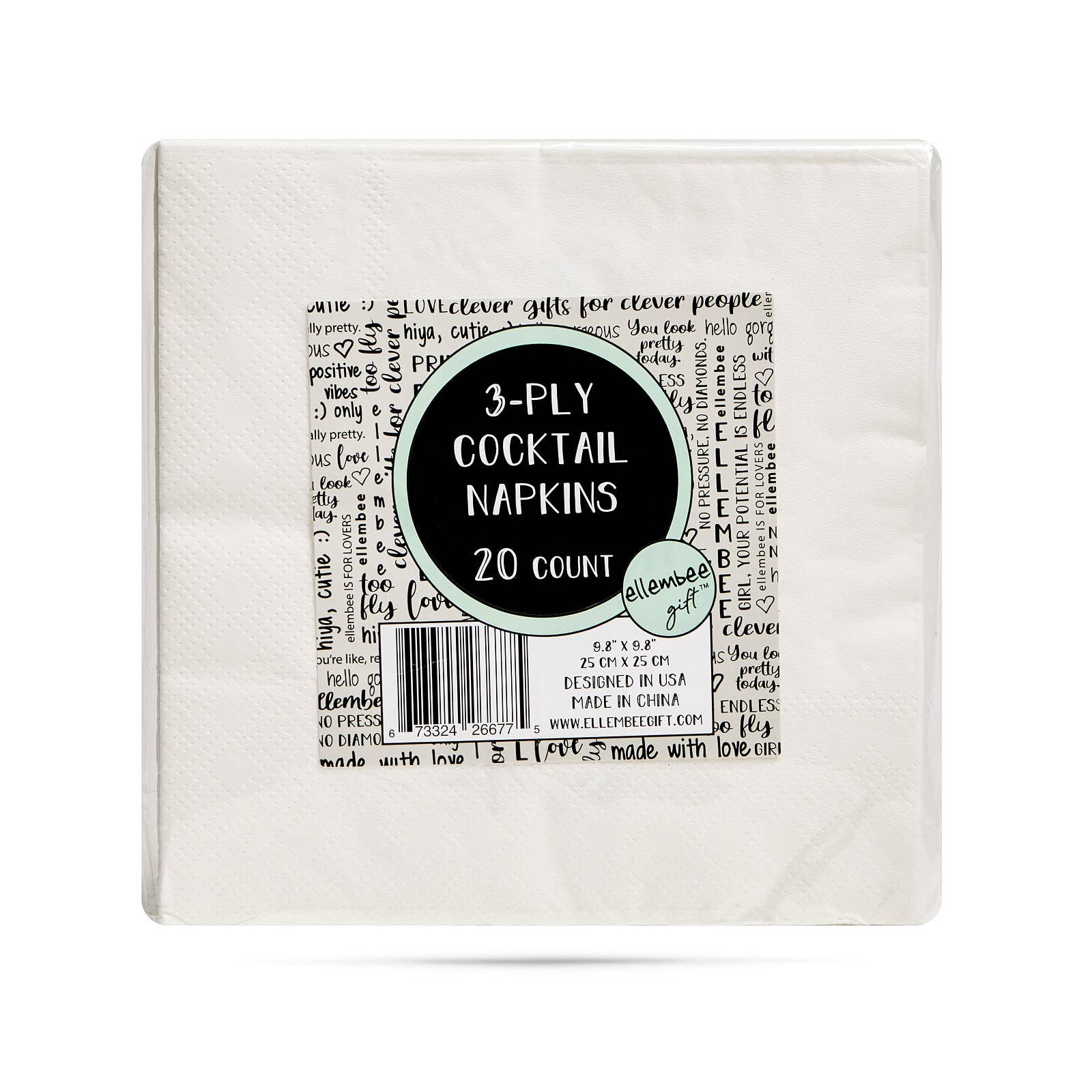 Bartender was cute | Funny Cocktail Napkins - Image 2