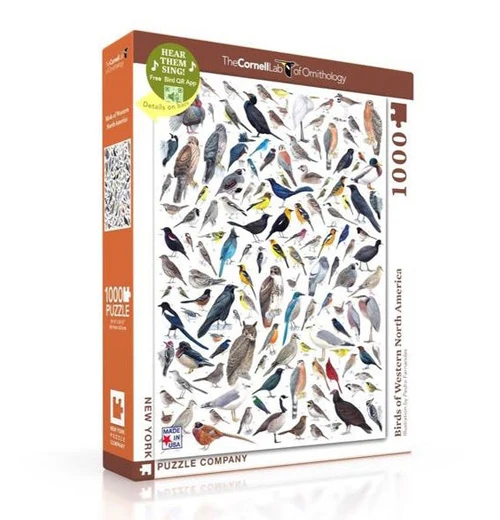 Birds of Western North America 1000-Piece Puzzle