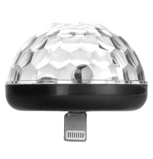 Black iPhone Disco Light