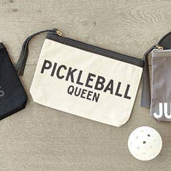 Canvas Pouch - Pickleball Queen - Image 2