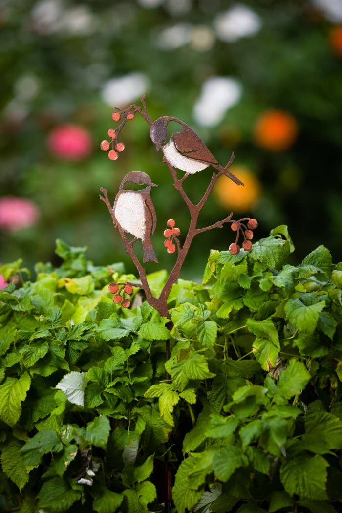 Chickadees & Berries Pick -Painted - Image 11