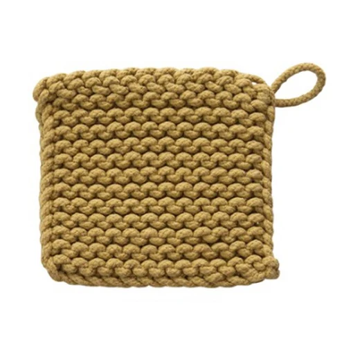 Cotton Crocheted Pot Holder - Image 4