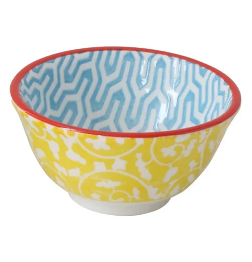 Stoneware Hand-Stamped Pinch Bowl - Image 3