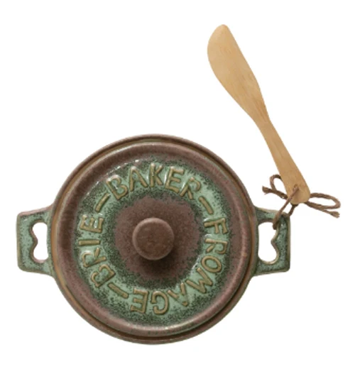 Stoneware Brie Baker - Image 2