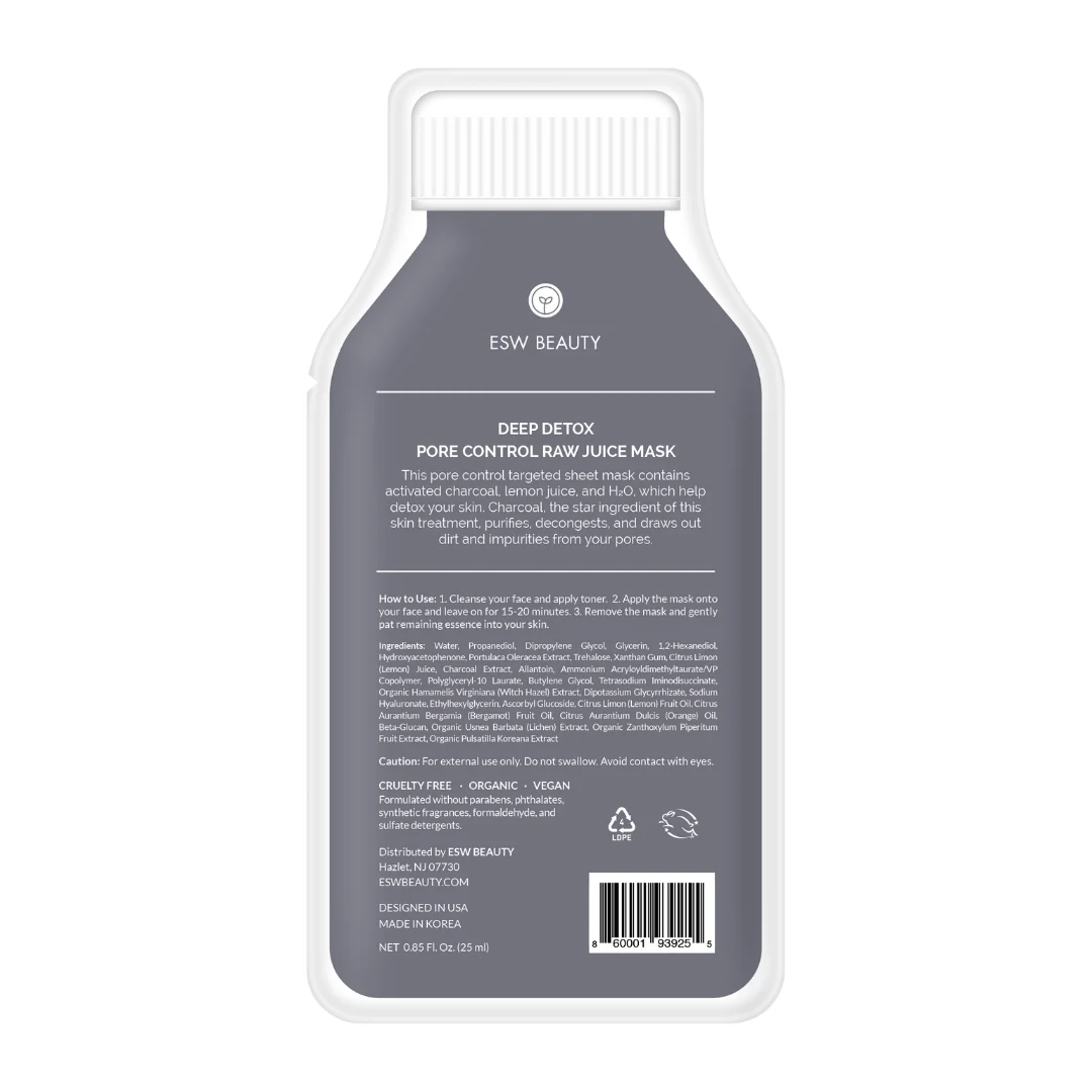 Deep Detox Pore Control Raw Juice Sheet Mask: Regular - Image 9