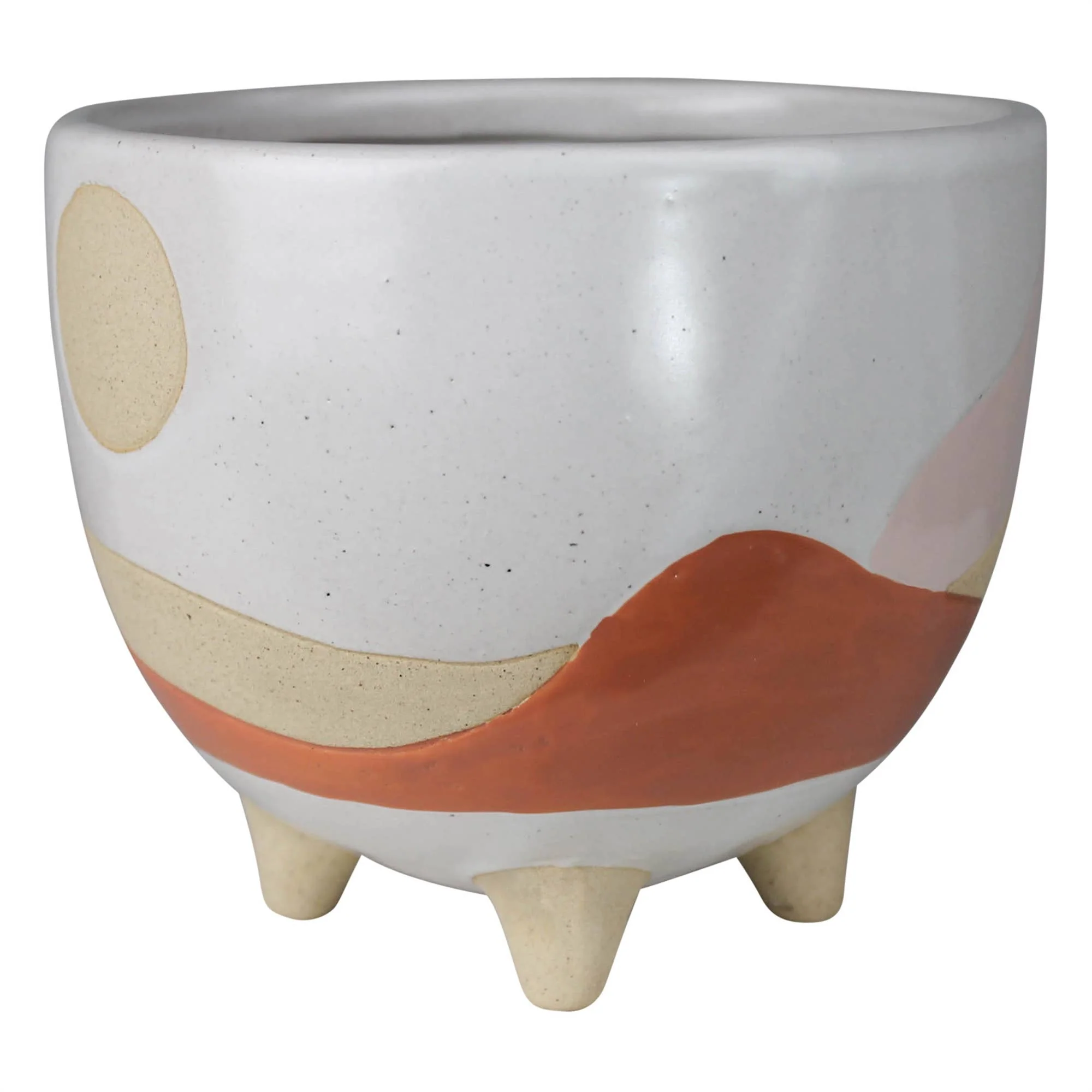 Desertscape Cachepot, Ceramic: Ceramic / Multi - Image 2