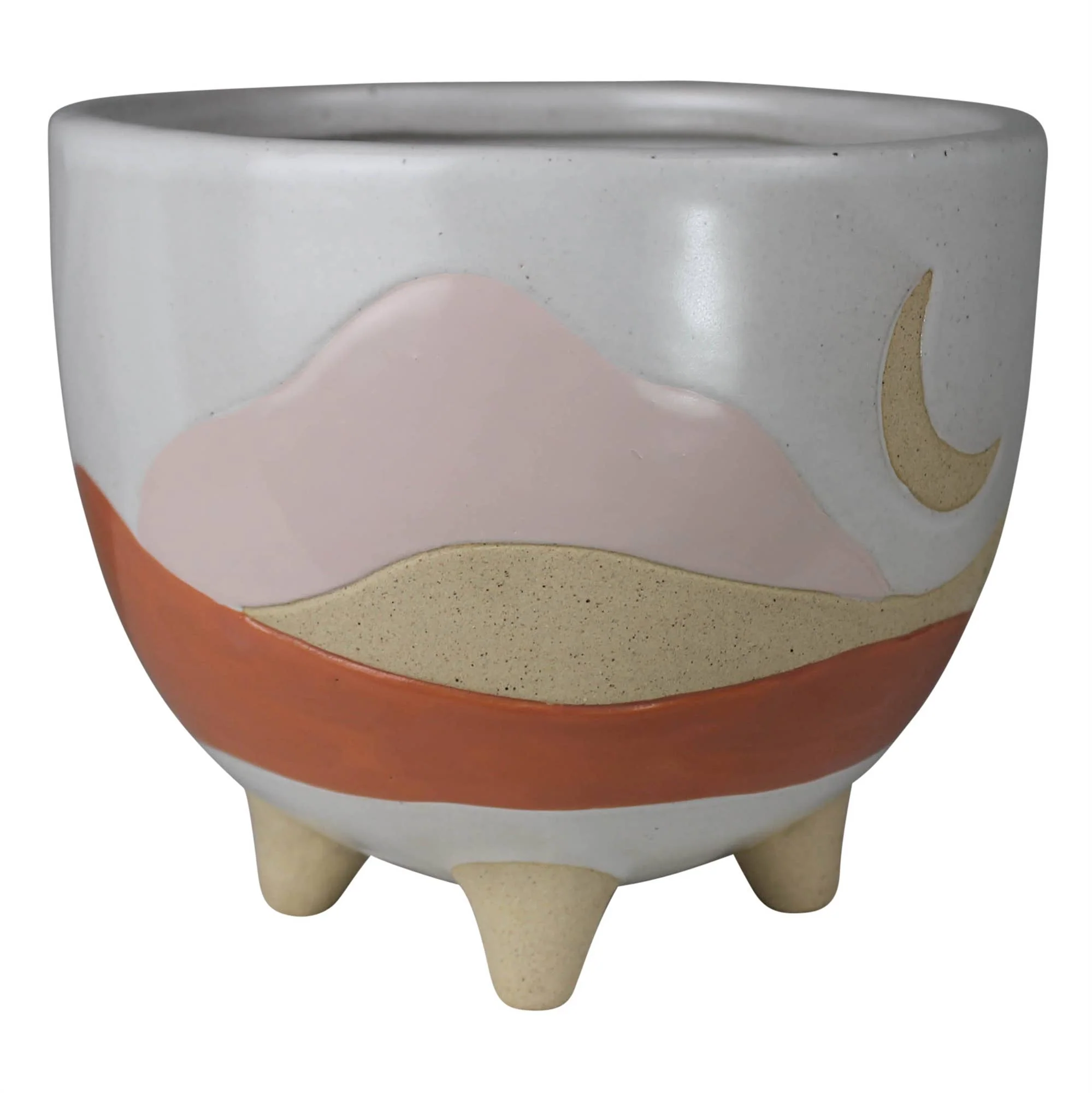 Desertscape Cachepot, Ceramic: Ceramic / Multi - Image 3