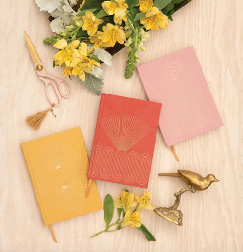 "Radiant Rays" Journal With Pocket - Image 3