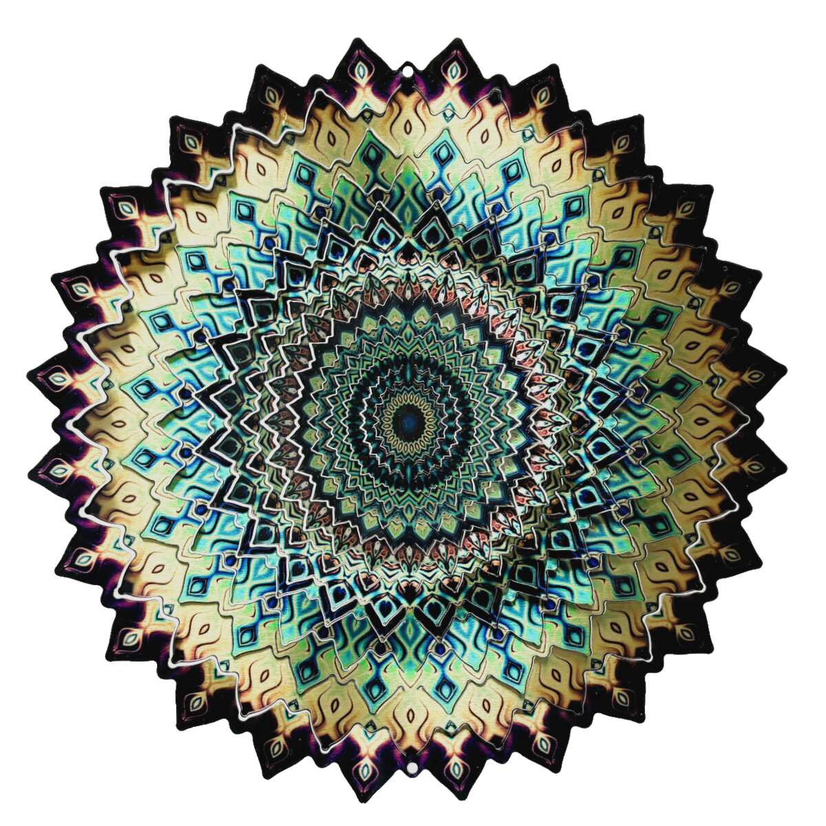 Earth Mandala - Large Wind Spinner