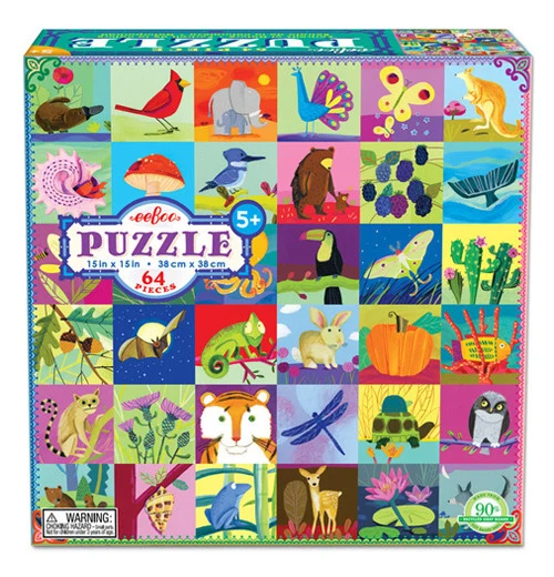 "Portraits of Nature" Puzzle (64 Piece)