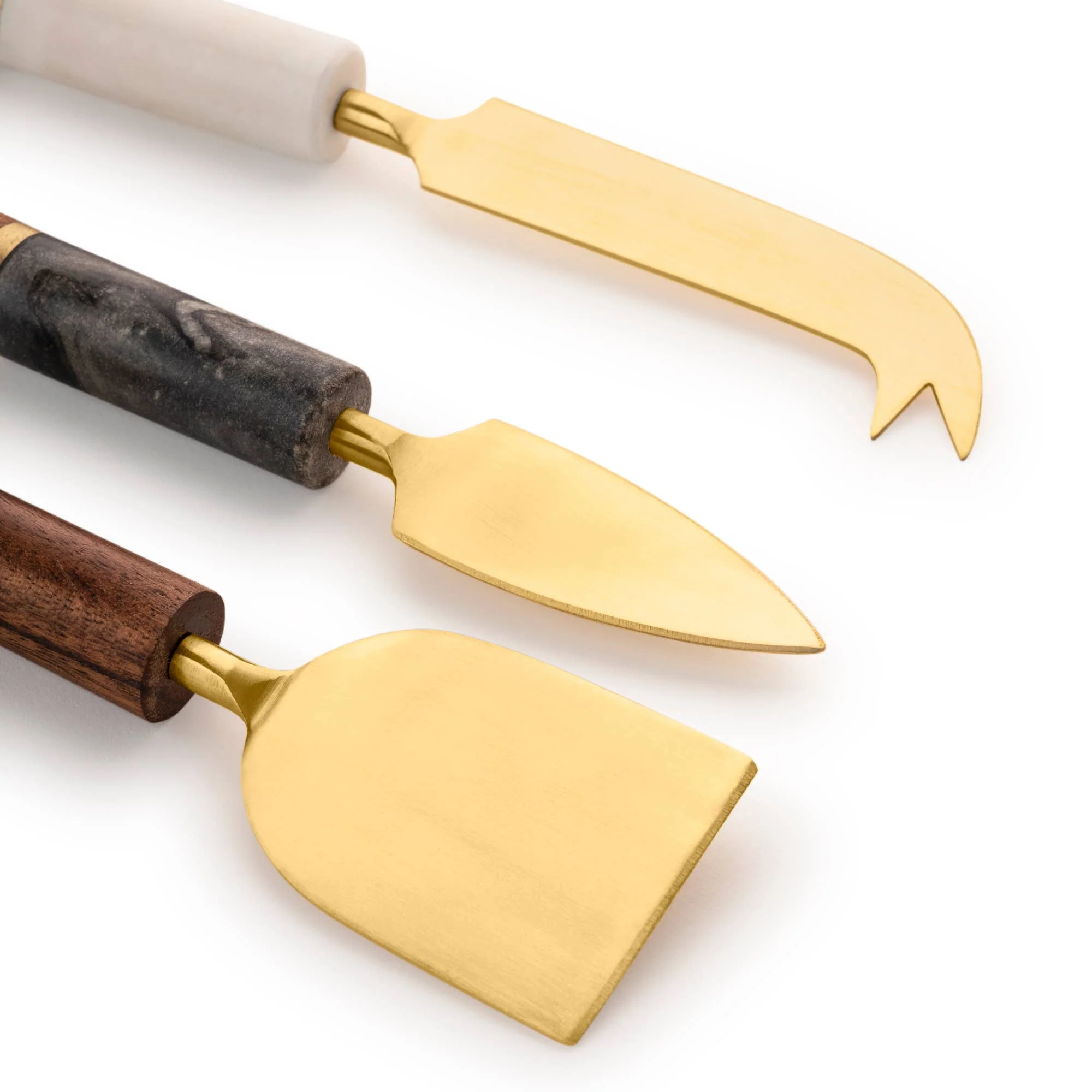 Evora Marble Cheese Knives, Set of 3 - Image 6