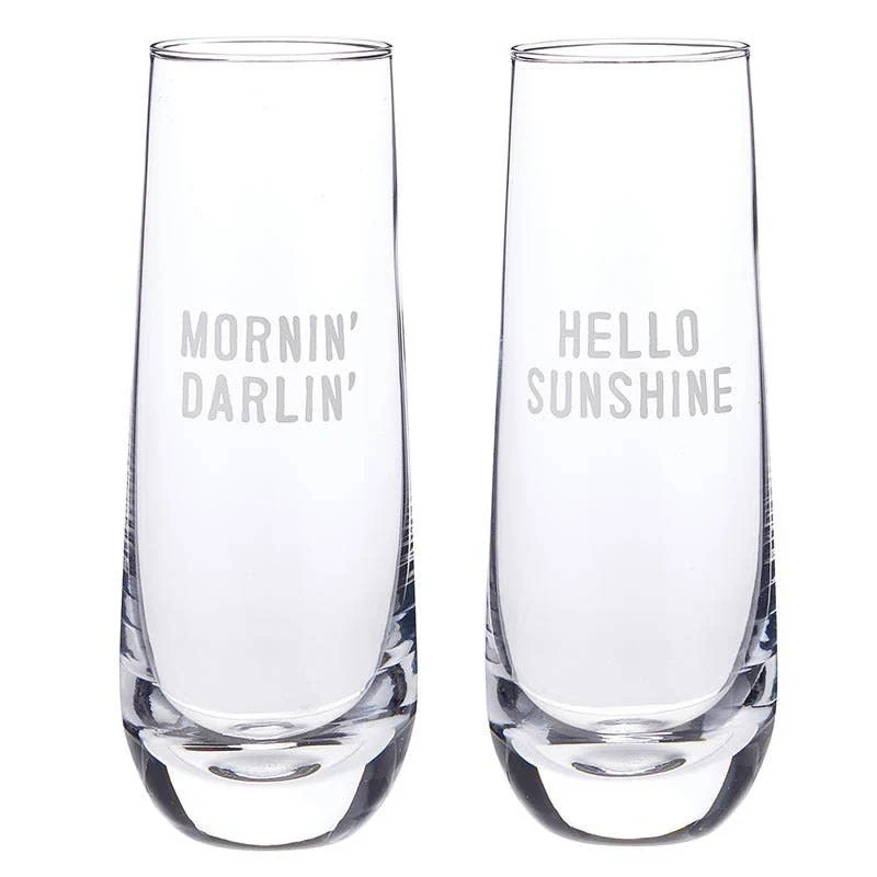 Face to Face Mimosa Glass Set - Juice Cleanse - Image 4