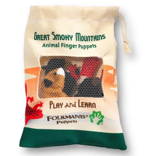 Finger Puppets, Great Smoky Mountain Animal Set - Image 2