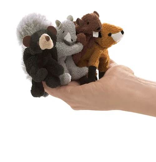 Finger Puppets, Woodland Animal Set - Image 2