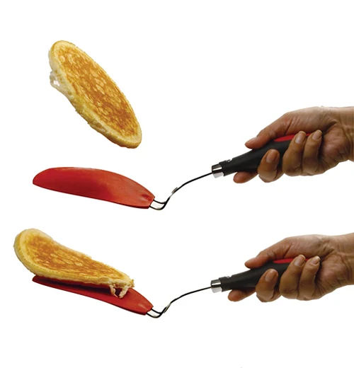 Flexible Pancake Spatula, Red - Image 2