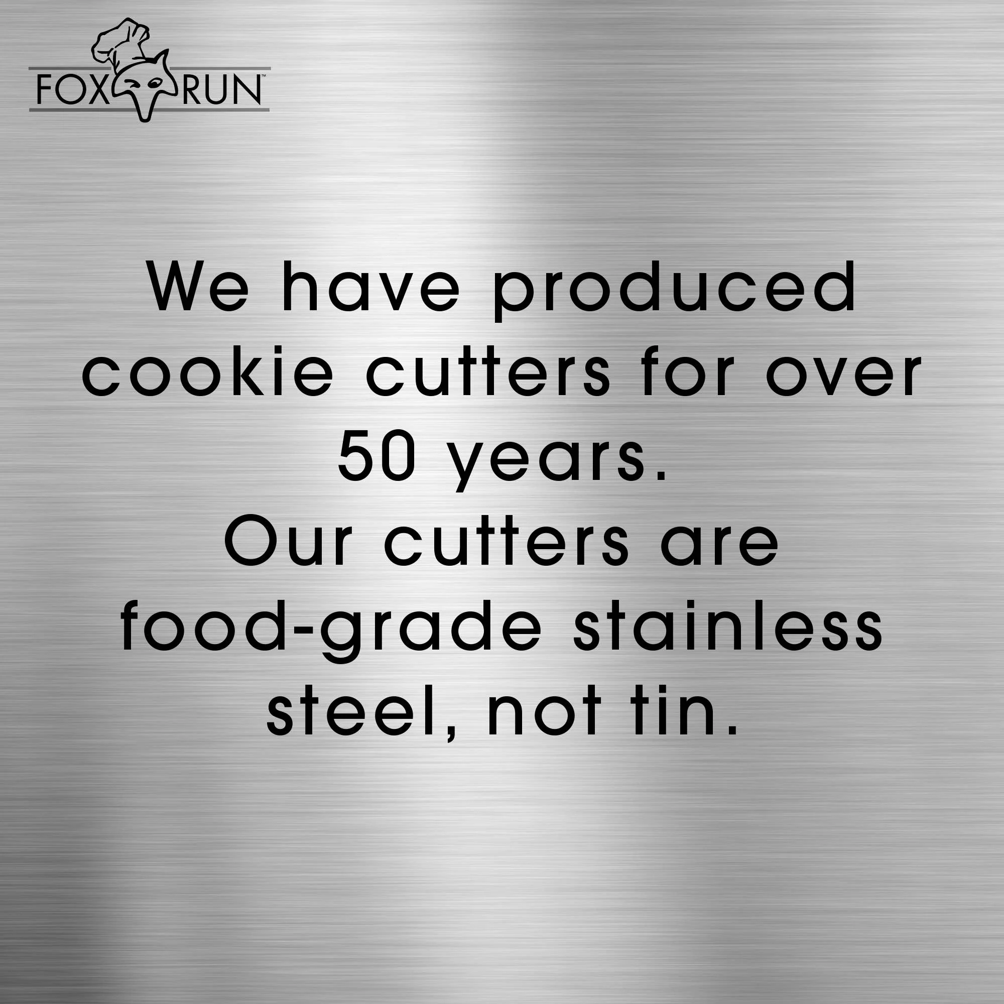 Fox Run Circle Cookie Cutter Set, 5-Piece, 1.5” to 3.5” - Image 12