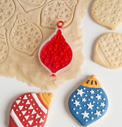 HOLIDAY Cookie Stamp, Bakelicious Ornament "Ornament" - Image 2