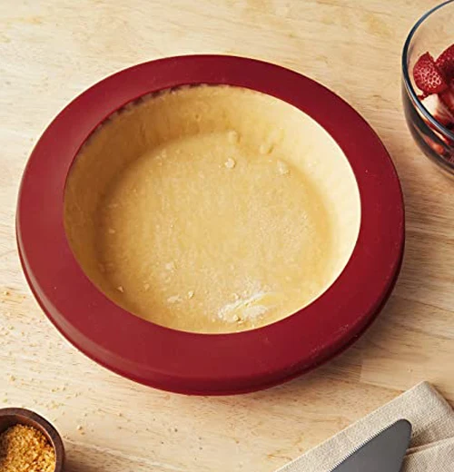 Pie Protector, Silicone Ware Red - Image 3