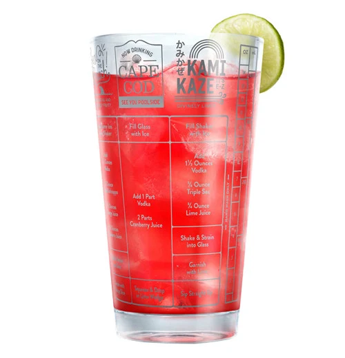 "Good Measure"Recipe Glass - Image 3