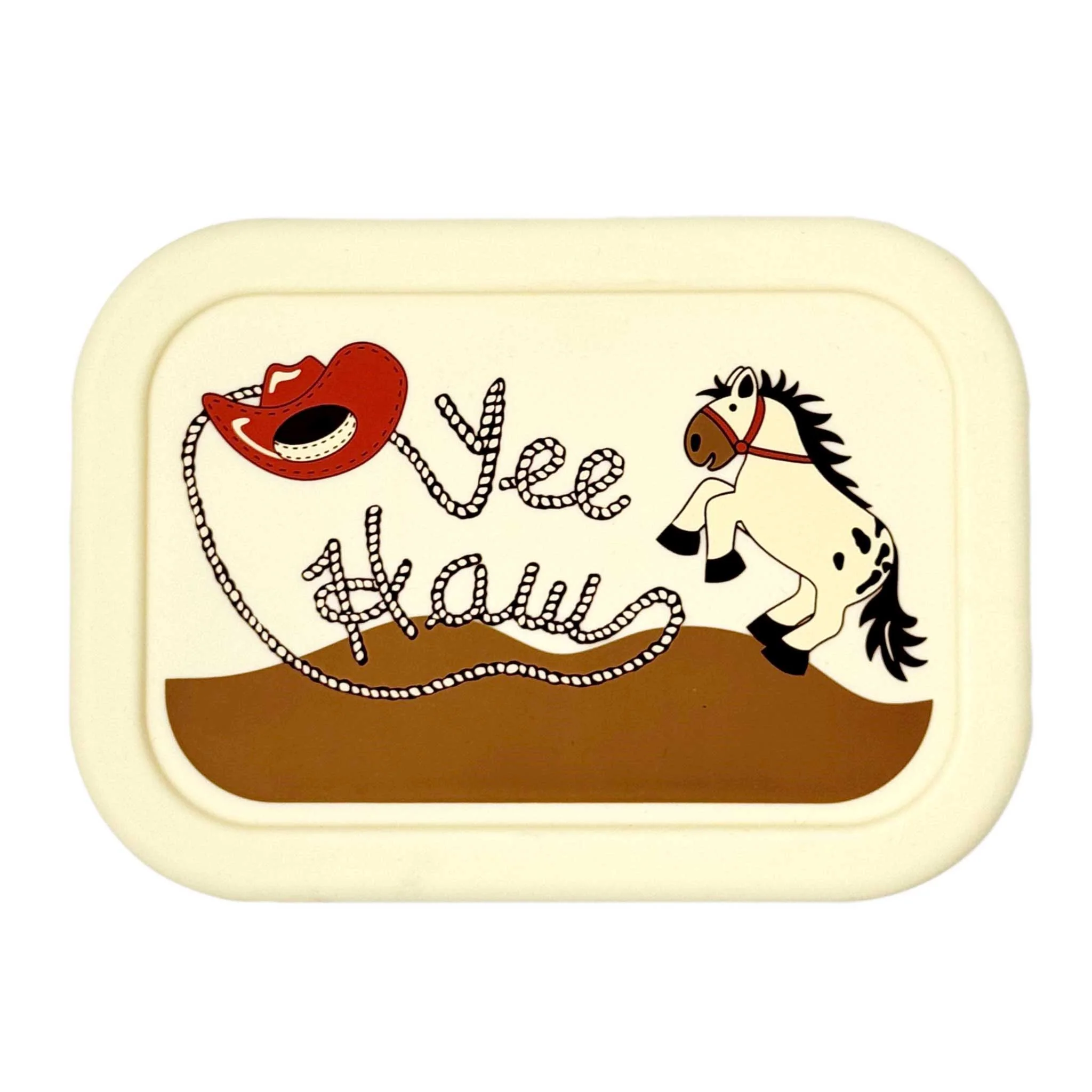 Fresh & Messy Silicone Bento Box | Yee Haw - Image 2