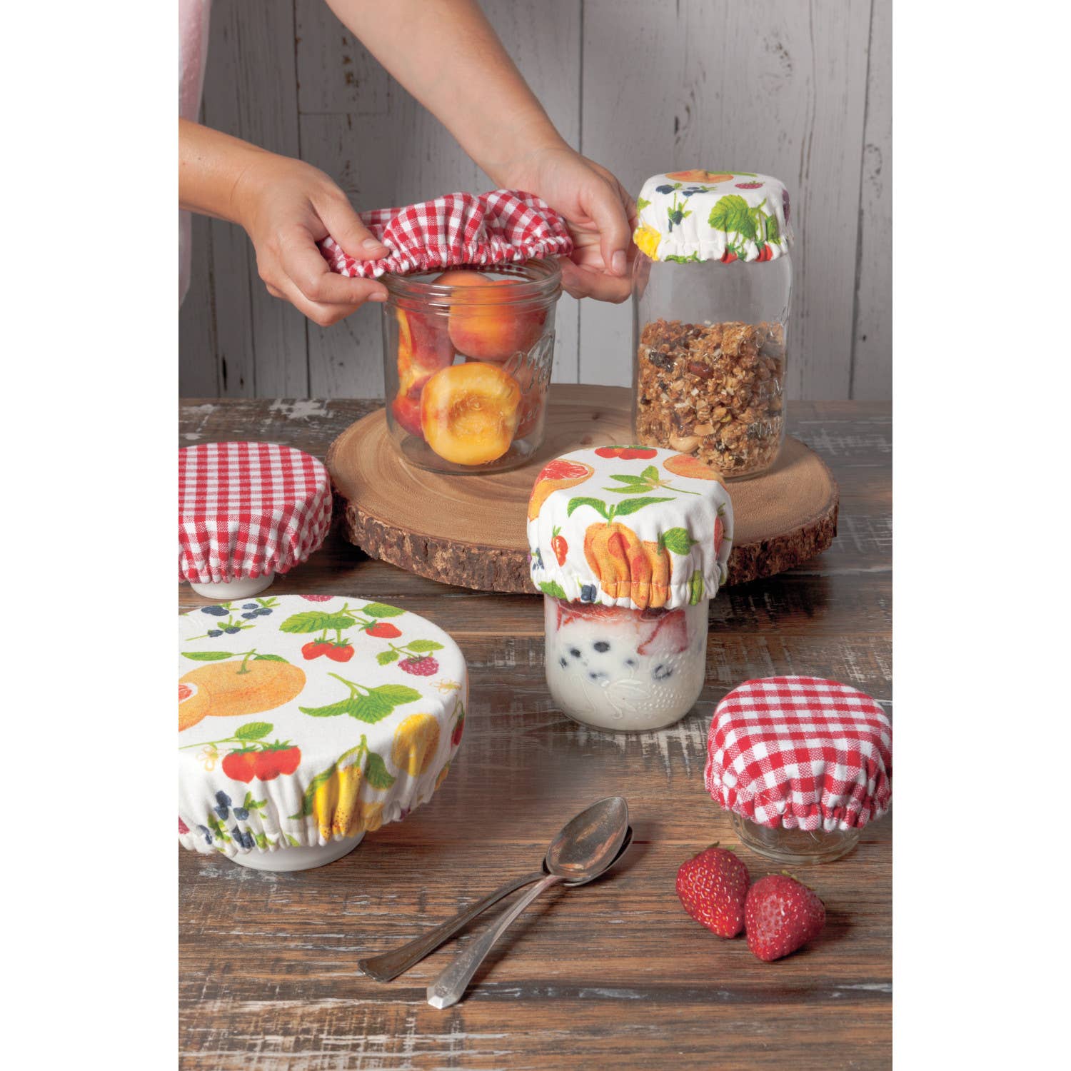 Fruit Salad Mini Bowl Cover Set of 3 - Image 8