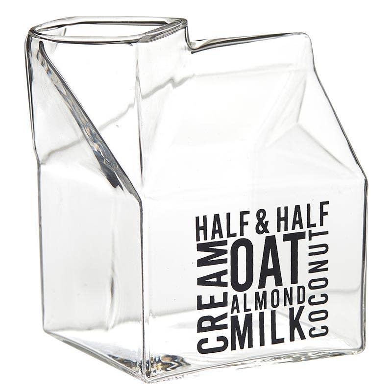 Glass Milk Carton Creamer - Image 2