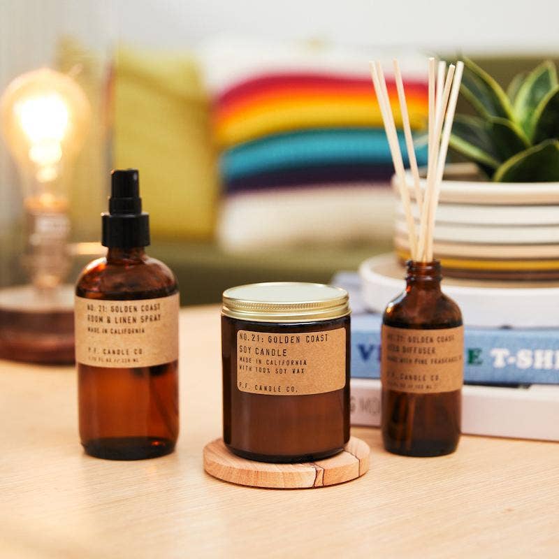 Golden Coast - 7.2 oz Standard Soy Candle: 7.2 oz - Image 3