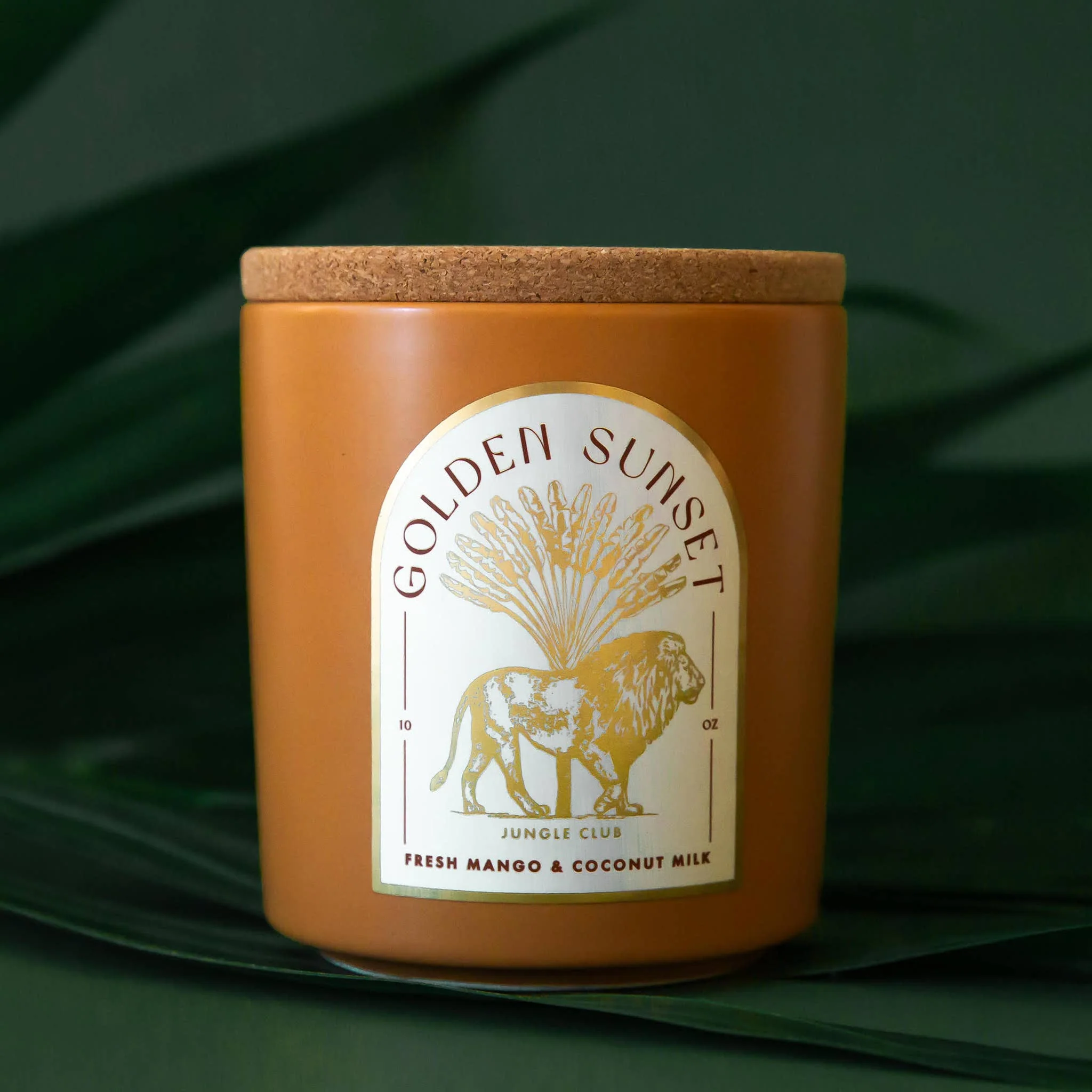 Golden Sunset Candle | Fresh Mango & Coconut Milk - Image 4