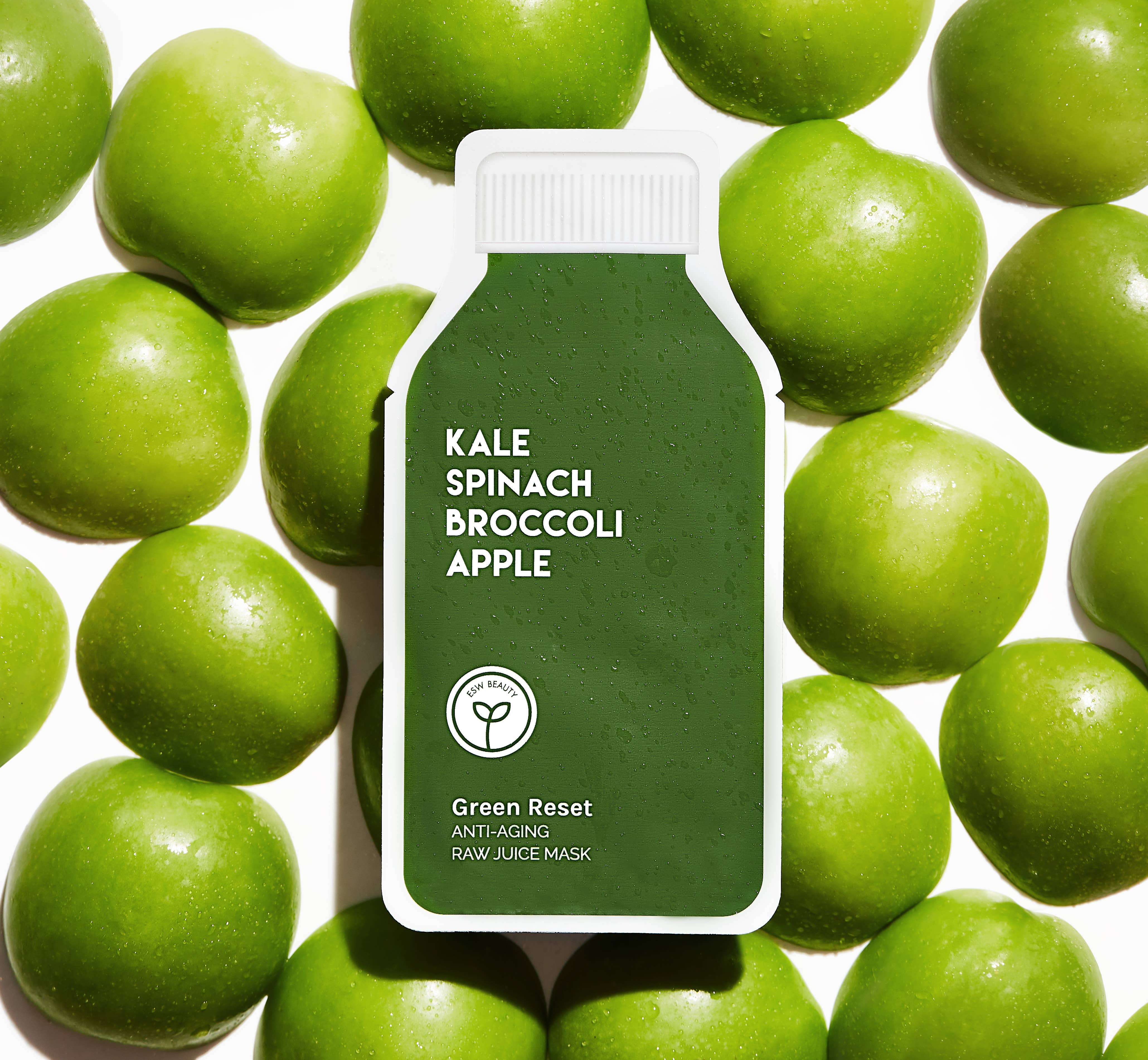 Green Reset Anti Aging Raw Juice Sheet Mask: Regular - Image 8