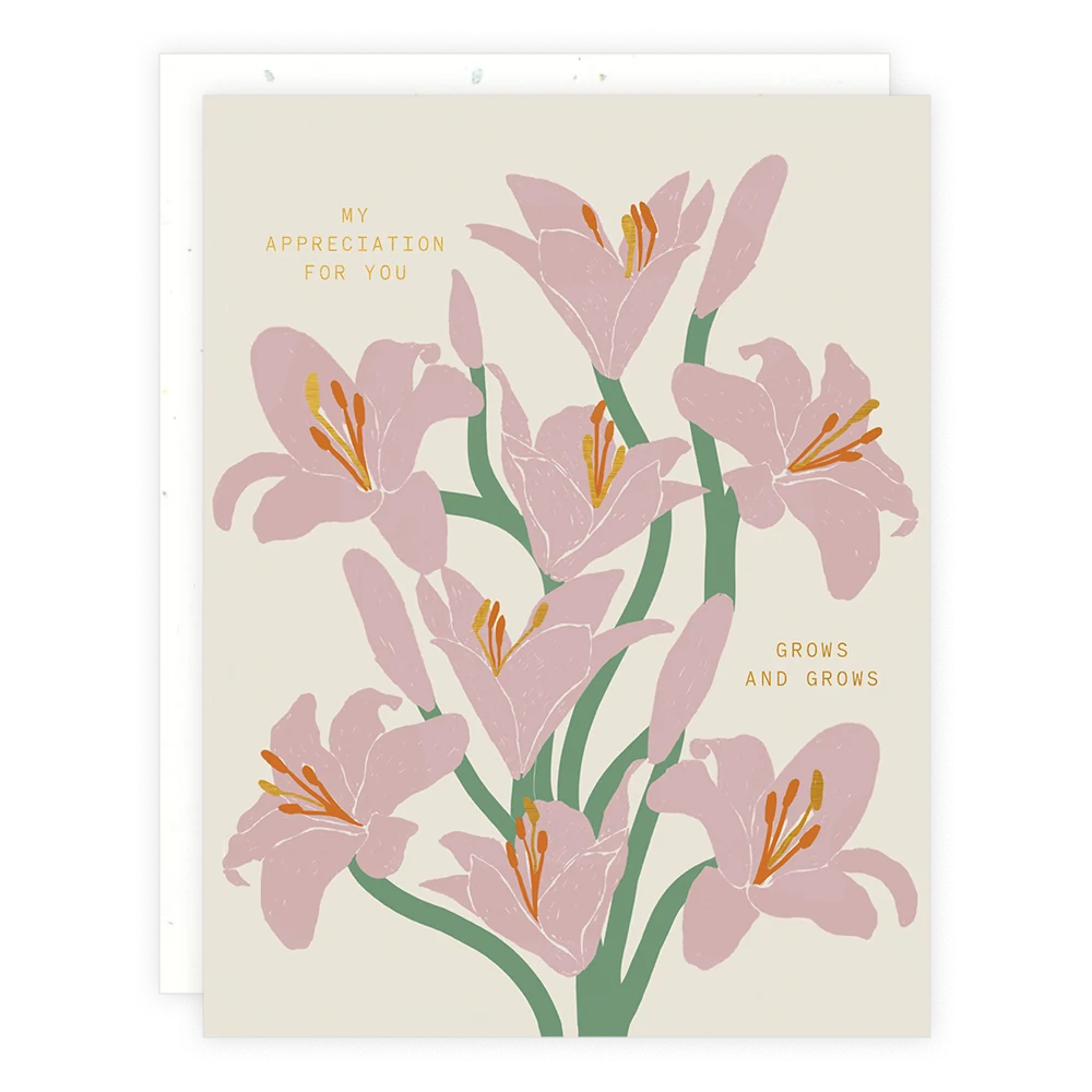 Grows and Grows Card
