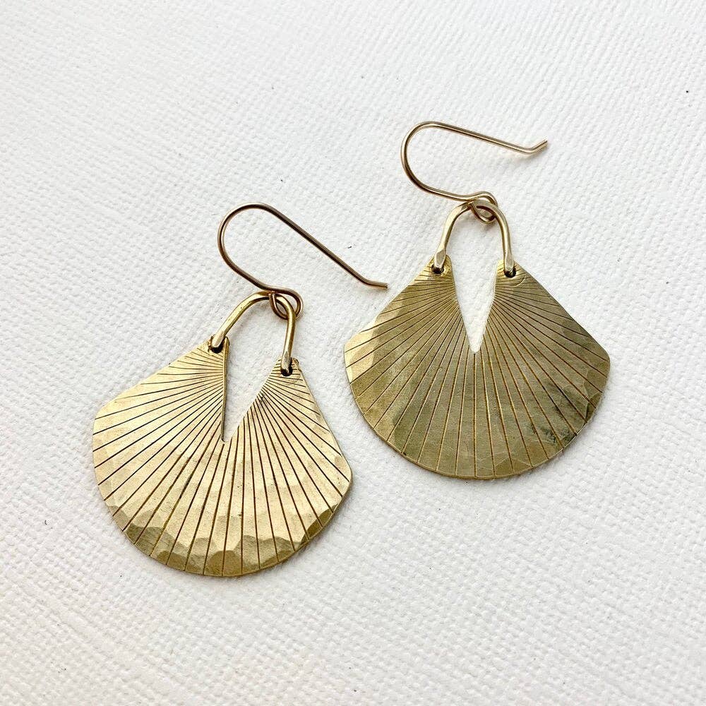 Handmade Truffle Earrings: Silver Finish - Image 3