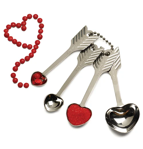 Heart Shape Measuring Spoons - Image 2