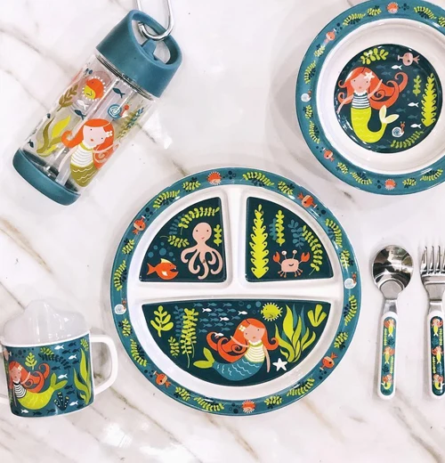 Isla the Mermaid Suction Baby Plate - Image 3