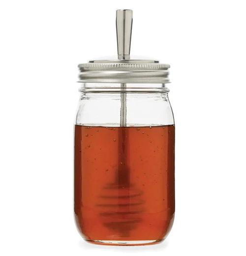 Jarware Stainless Steel Honey Dipper - Image 2