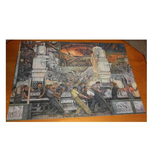 Puzzle, Diego Rivera: "Detroit Industry" - 1000 piece - Image 2