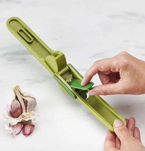 CleanForce Garlic Press, "Green" - Image 4