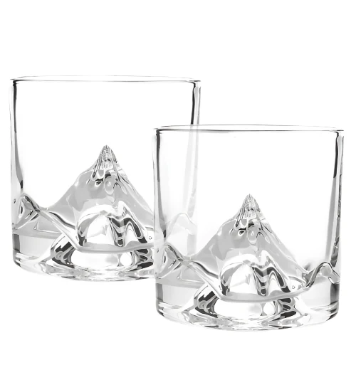 K2 Whiskey Glasses, Set of 2