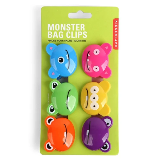 Set of 6 Monster Bag Clips - Image 2