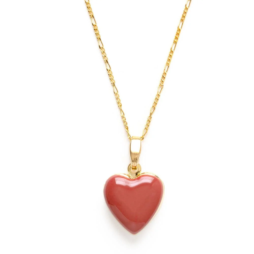 Large Heart Locket Necklace - Image 3