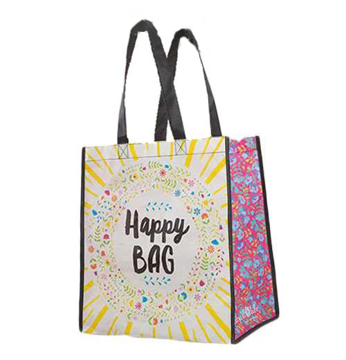 Large Recycled Happy Bag - Image 2