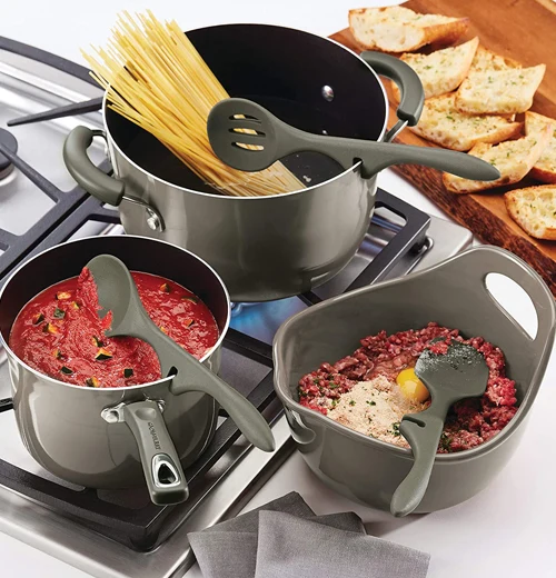 Sea Salt Gray Lazy Spoon and Lazy Ladle 2-Piece Set - Image 2