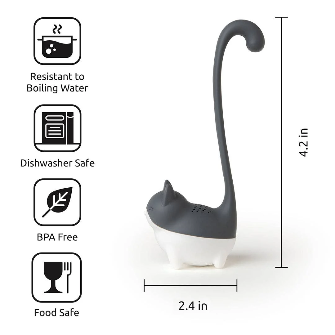 Louie Cat Tea Infuser - Tea Strainer Accessories & Gifts - Image 3