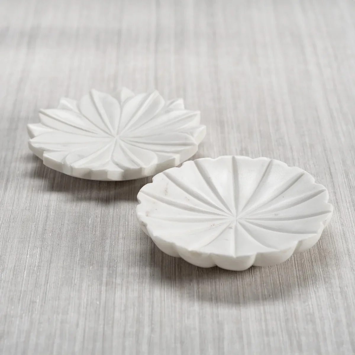 White Marble Dish, Small - Image 3