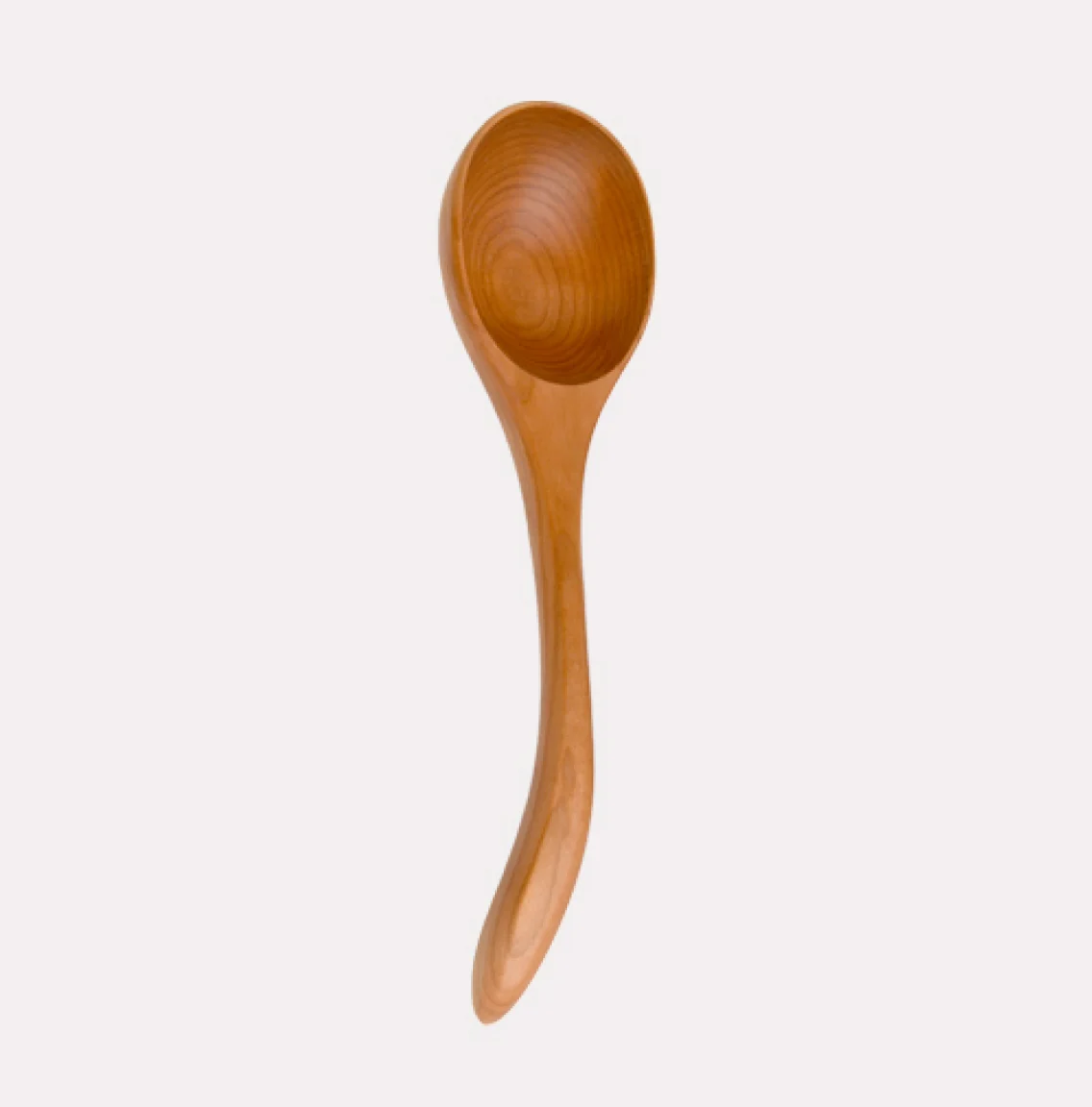Medium Cherry Wood Ladle - Image 2
